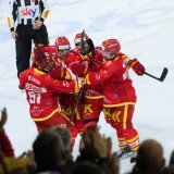 Les Sierrois ont laissé exploser leur joie après le but victorieux inscrit en prolongation.